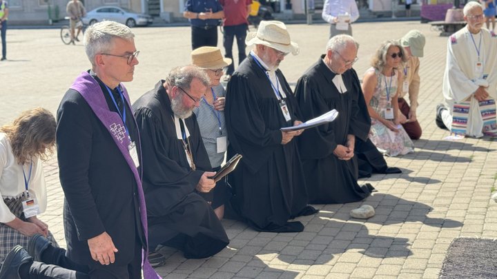 Молитва, ратуша, євреї, Івано-Франківськ