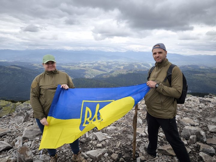 Наталія Боровенська, гора Хомʼяк Наталія Боровенська, гора Хомʼяк