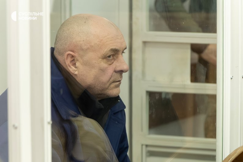 Полонений російський морпіх Володимир Іванов під час засідання Шевченківського райсуді Києва 18 лютого 2026 року