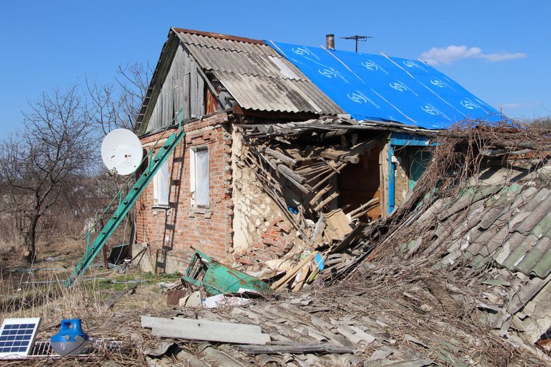 люди пошкоджені будинки жителі інфраструктура Богородичне Донецька область 28 березня 2024 рік