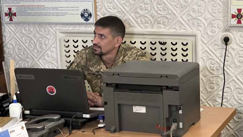 Військовослужбовець Миколаївського обласного ТЦК та СП Сергій
