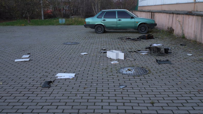 Вибух, пожежа, згорілі речі