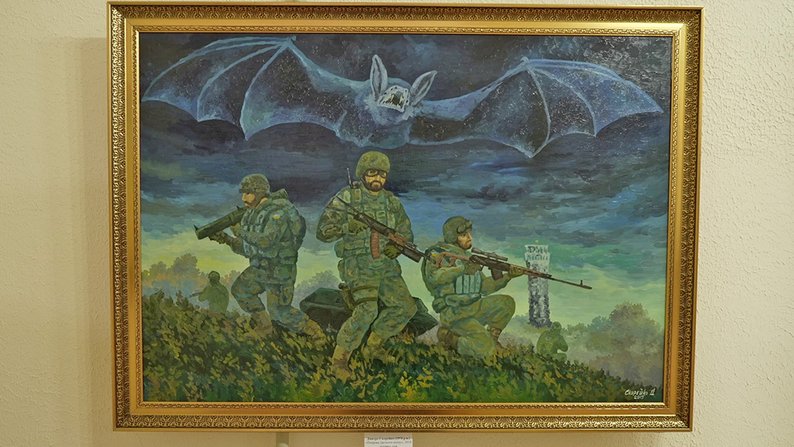 У Кропивницькому відкрили виставку художника, який повернувся з війни У Кропивницькому відкрили виставку художника, який повернувся з війни