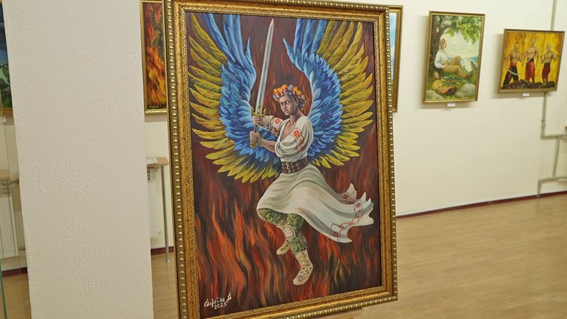 У Кропивницькому відкрили виставку художника, який повернувся з війни У Кропивницькому відкрили виставку художника, який повернувся з війни