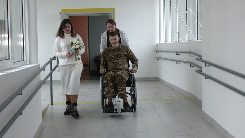 Весілля у госпіталі на Рівненщині