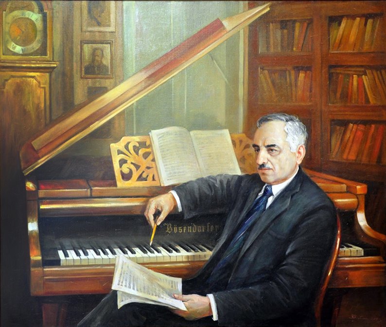 На новій марці до 130-річчя від дня народження Бориса Лятошинського зображена картина художника з Житомира Юрія Дубініна На новій марці до 130-річчя від дня народження Бориса Лятошинського зображена картина художника з Житомира Юрія Дубініна