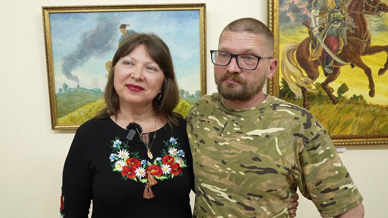 У Кропивницькому відкрили виставку художника, який повернувся з війни У Кропивницькому відкрили виставку художника, який повернувся з війни
