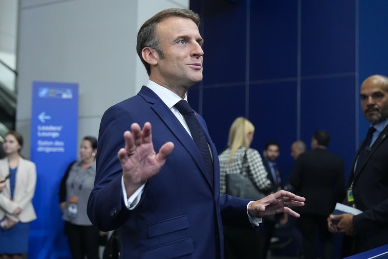 Президент Франції Еммануель Макрон на саміті НАТО у Вашингтоні