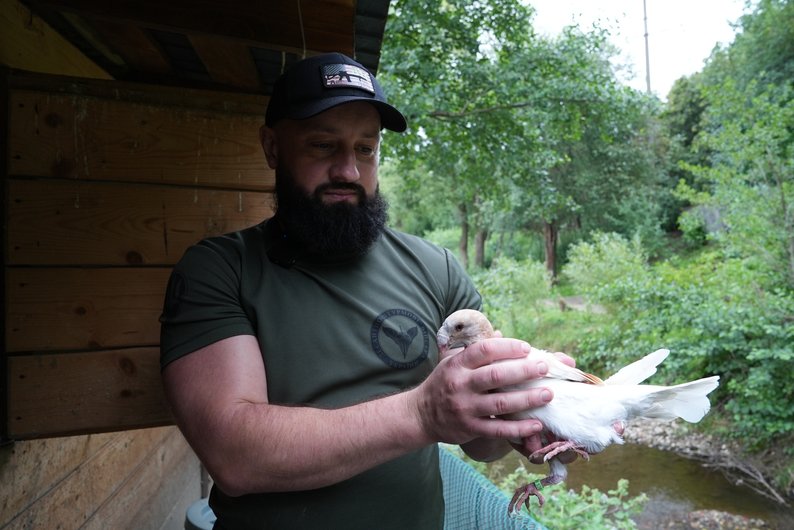 Олег Курташ, військовий, голуб