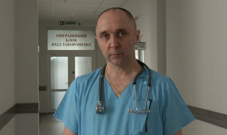 Лікар-анестезіолог Волинської обласної клінічної лікарні Андрій Баран
