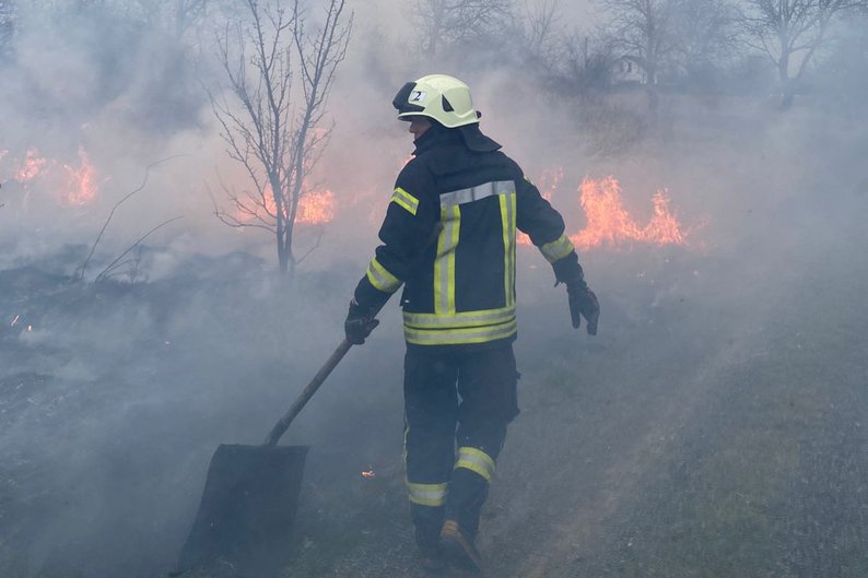 На Волині за добу ліквідували 14 пожеж: горіли трава й торфовища