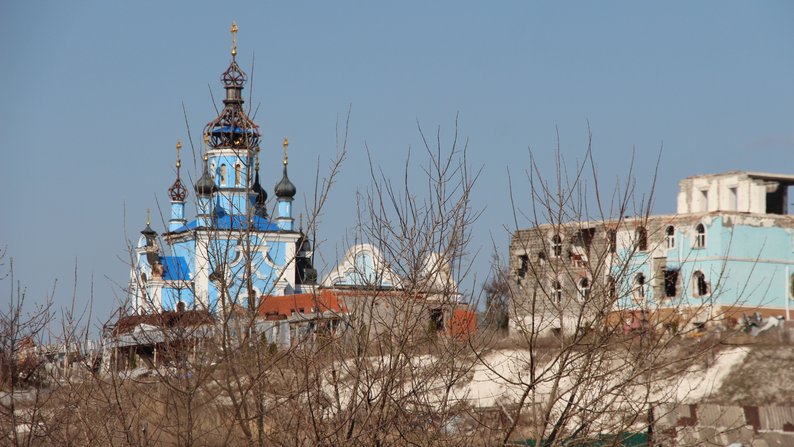 інфраструктура пошкоджені будинки жителі люди Богородичне Донецька область 28 березня 2024 рік