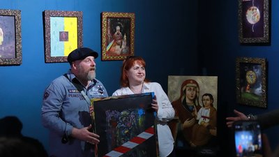"Слова, які набули змісту": Нікіта Тітов представив у Франківську виставку графіки