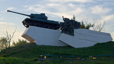 Радянський танк у місті Дубно