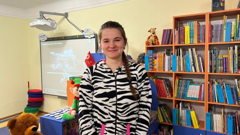 Катерина Шевчук, координаторка благодійної акції в бібліотеці у Тернополі