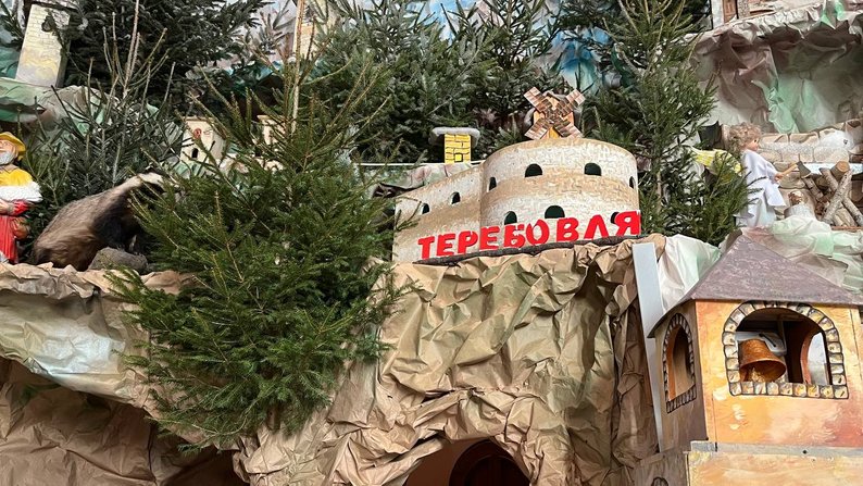 Теребовлянський замок – нова локація найбільшої шопки України