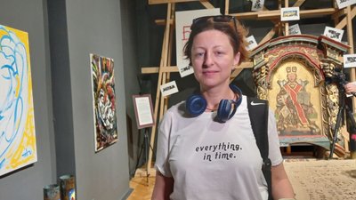"Слова, які набули змісту": Нікіта Тітов представив у Франківську виставку графіки