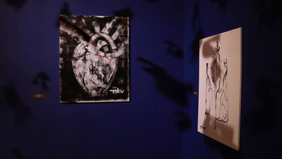 "Слова, які набули змісту": Нікіта Тітов представив у Франківську виставку графіки