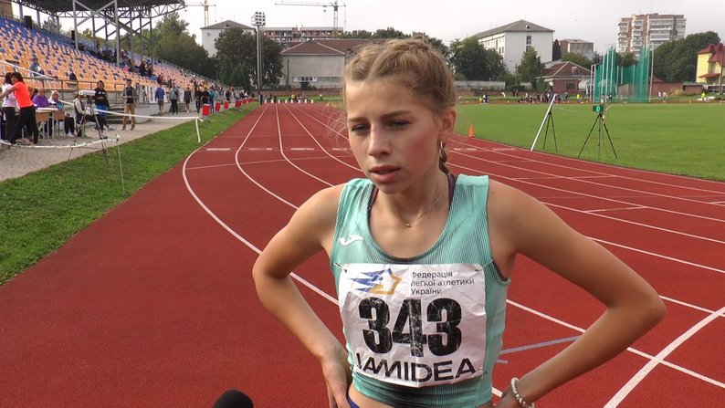 Анастасія Пучковська перемогла у забігу на 200 м на командному чемпіонаті України з легкої атлетики серед юніорів