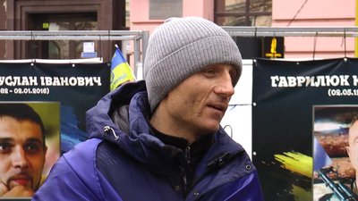 Ветеран Петро Скрипка, марафон
