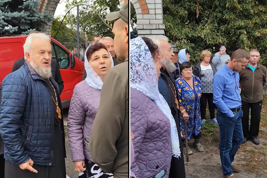 Штовханина біля храму в селі на Житомирщині між представниками двох церков: що відомо Штовханина біля храму в селі на Житомирщині між представниками двох церков: що відомо