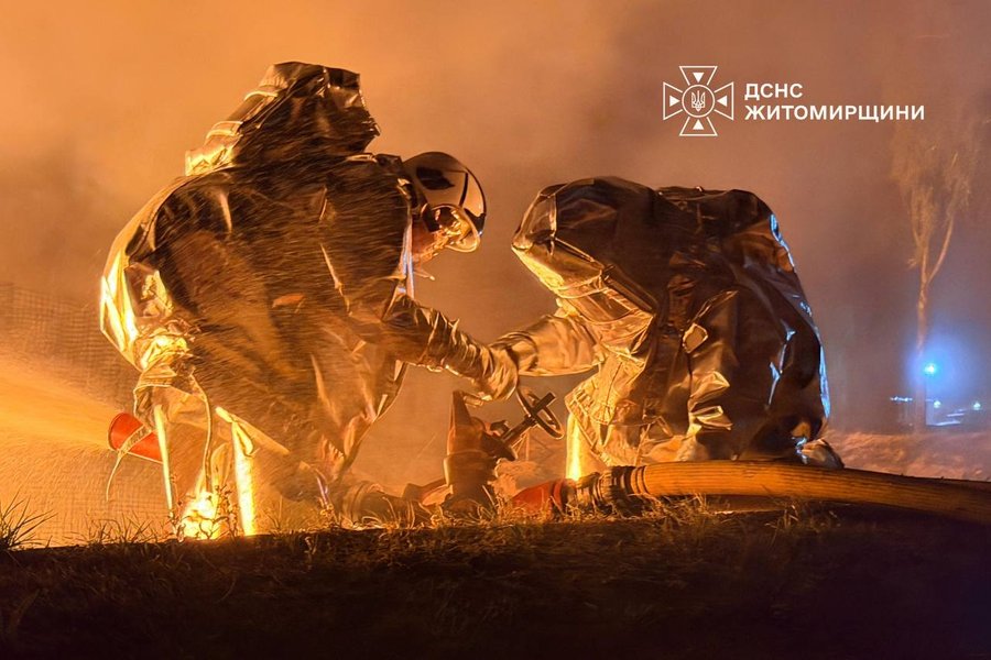 Армія РФ атакувала Житомирщину: пошкоджені промислові об'єкти та складські приміщення