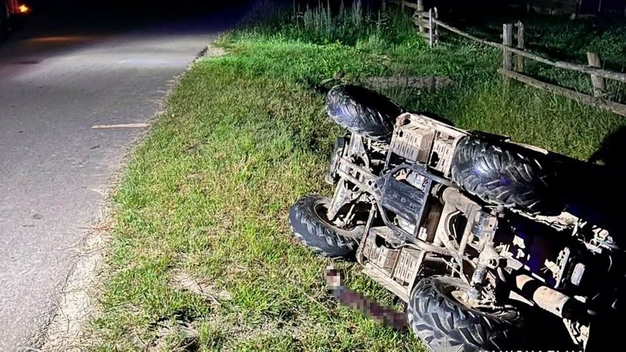 Трагедія на Самбірщині: молодий чоловік загинув після перекидання квадроцикла у кювет