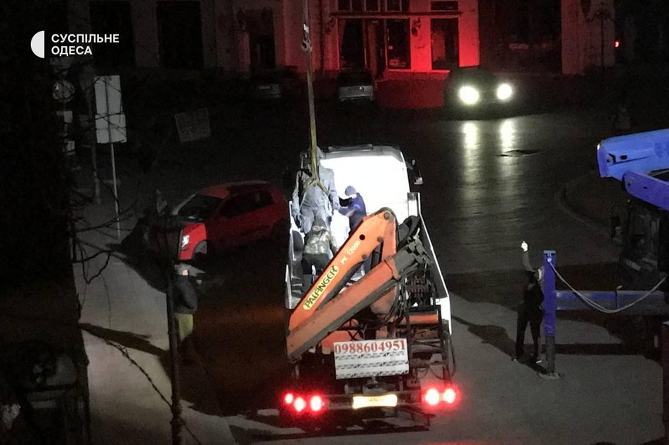 Пам’ятник Катерині ІІ в Одесі демонтували