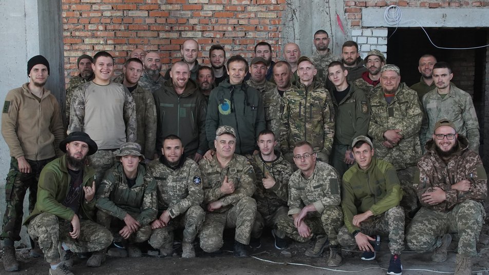 Військових з одеської бригадли відвідав Святослав Вакарчук